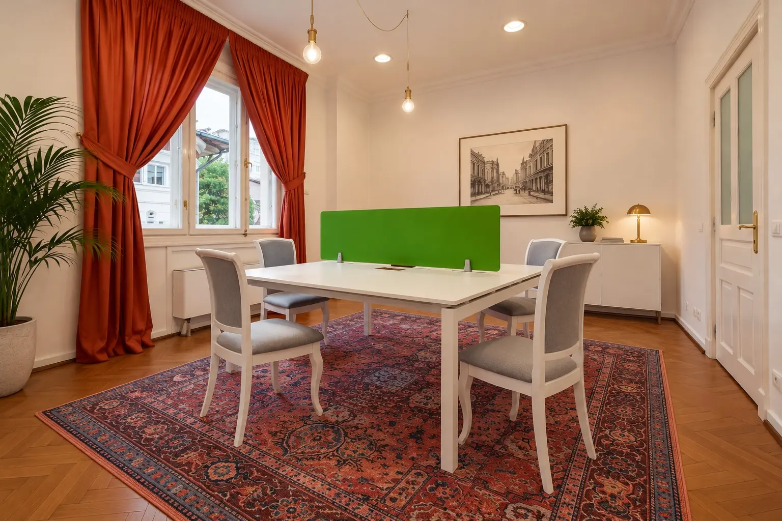Warm Classic Meeting Room